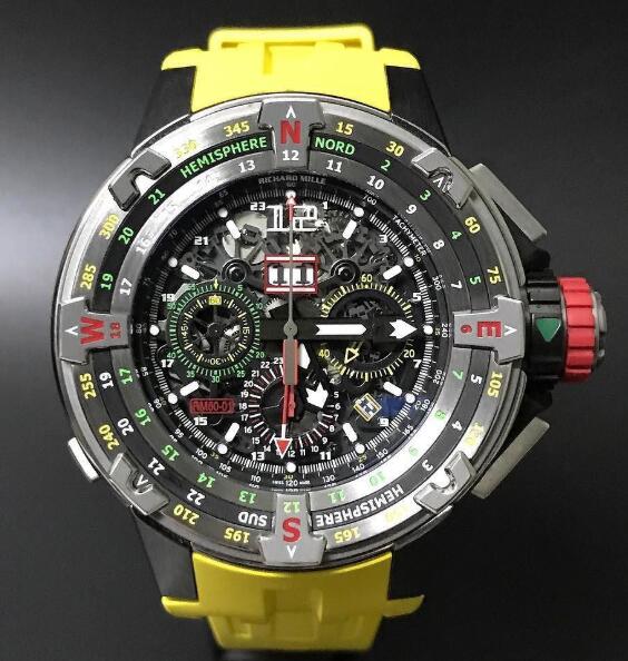 Richard Mille RM 60-01 Regatta Flyback Yellow Replica Watch